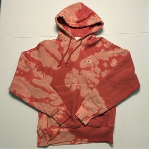 Champion tie dye Coral Hoodie